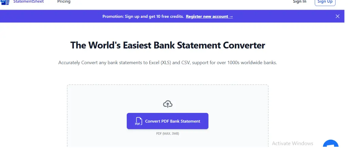 StatementSheet product image